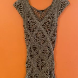 Doll Fins Crochet Dress NWOT